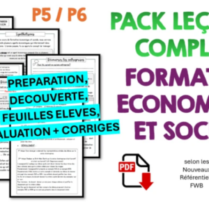PACK Economie - FES (Nouveaux Référentiels FWB)