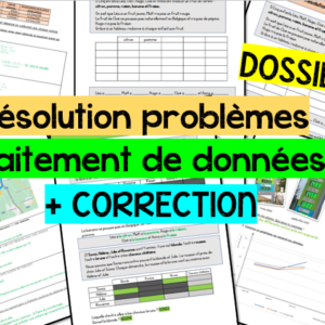 Résolution problèmes traitement données