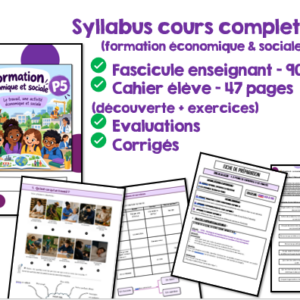 Syllabus Formation économique & sociale - cours complet P5 – Image 1